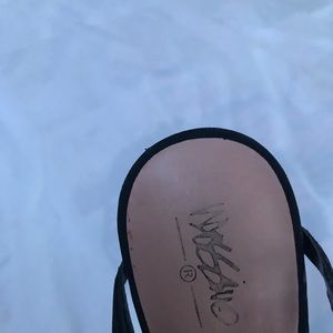 Strapped, black Heels